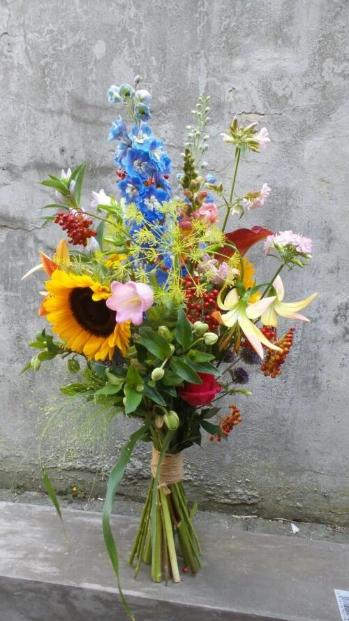 Plukboeket kleurige nazomer